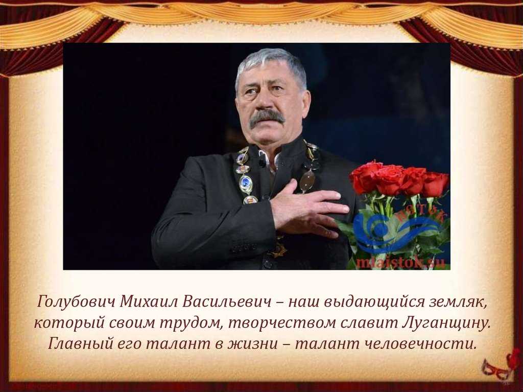 Всё про советского и украинского актера Михаила Голубовича