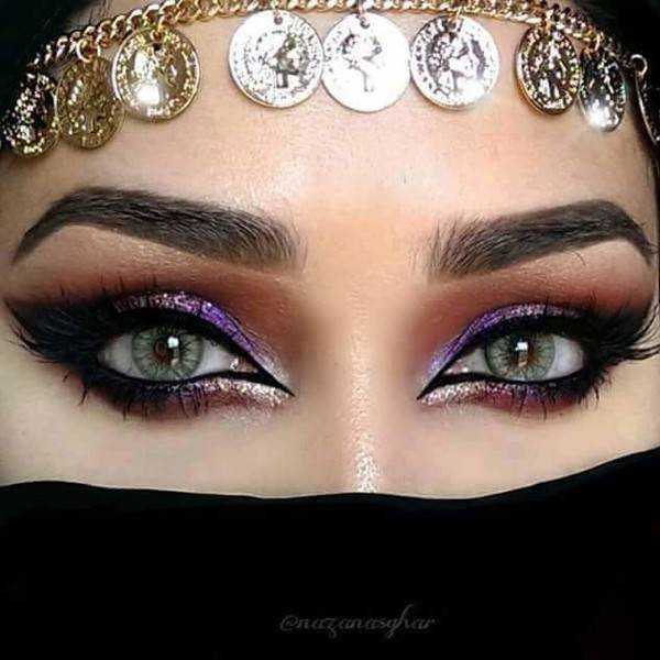Как сделать арабский макияж пошагово. арабский макияж для карих, зеленых, голубых глаз