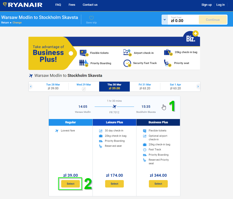 Инструкция — регистрация на рейс ryanair — обновлено