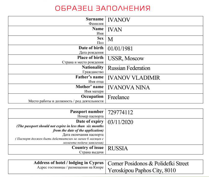 Провиза на кипр: самостоятельное оформление для россиян через официальный сайт